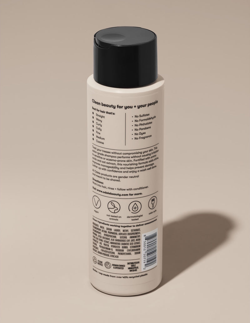 ultra sensitive shampoo bottle view 2